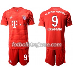 FC Bayern München Matchtröjor LEWANDOWSKI 9 Barn Hemma Fotbollströja 2019-2020